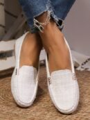 Mocasines de Lona Ligera en Talla Grande para Mujer