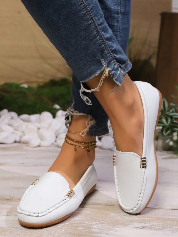 Mocasines de Lona Ligera en Talla Grande para Mujer - Image 45