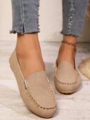 Mocasines de Lona Ligera en Talla Grande para Mujer