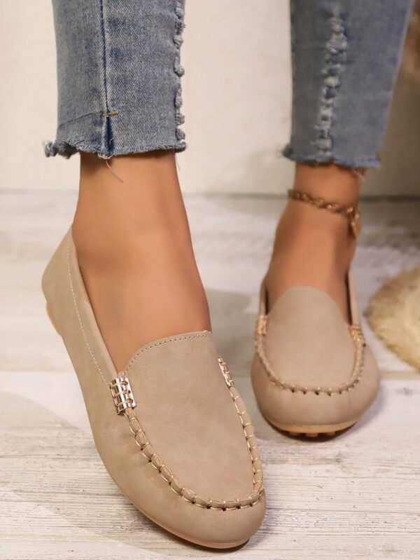 Mocasines de Lona Ligera en Talla Grande para Mujer - Image 53
