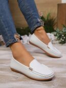 Mocasines de Lona Ligera en Talla Grande para Mujer