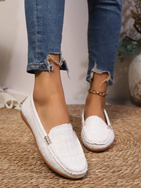 Mocasines de Lona Ligera en Talla Grande para Mujer - Image 7