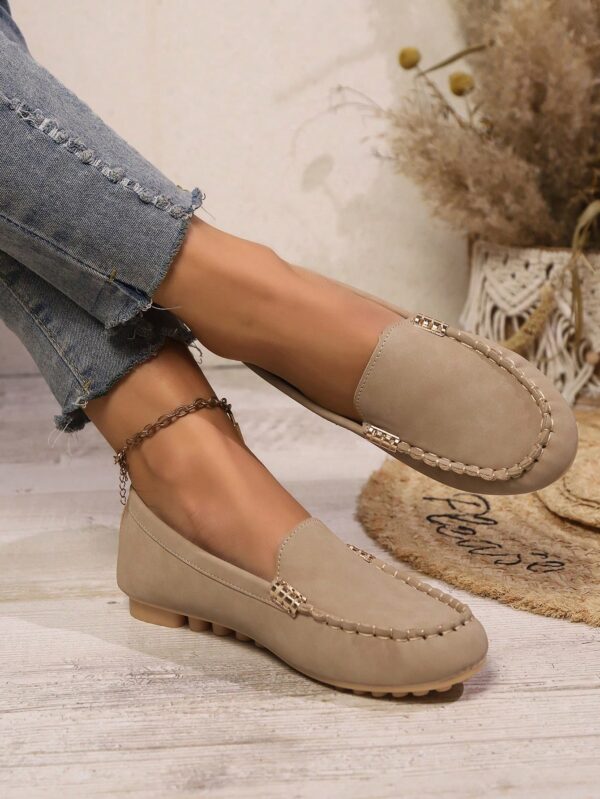 Mocasines de Lona Ligera en Talla Grande para Mujer - Image 51