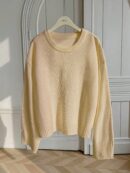 Sweater de Punto Liso Manga Larga para Mujer
