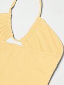 Vestido Largo Halter Sin Mangas con Espalda Descubierta y Abertura Lateral