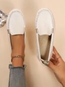 Mocasines de Lona Ligera en Talla Grande para Mujer