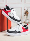 Zapatillas de Skate Outdoor de Cuero y Malla Transpirable