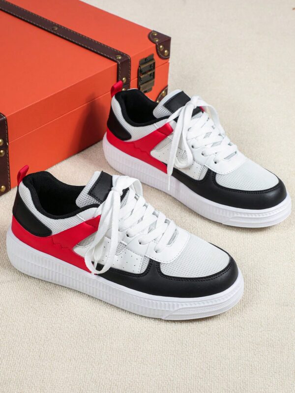 Zapatillas de Skate Outdoor de Cuero y Malla Transpirable - Image 10