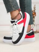 Zapatillas de Skate Outdoor de Cuero y Malla Transpirable