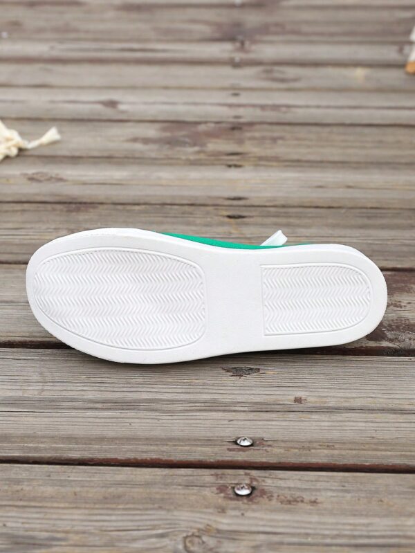 Zapatillas Casual de Lona con Punta Redonda y Detalles de Peluche - Image 42