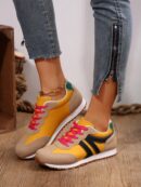 Zapatillas Deportivas con Plataforma y Encaje de Vellón
