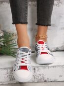 Zapatillas Deportivas y Casuales de Lona Liviana y Transpirable