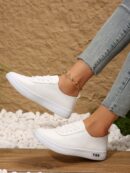 Zapatillas Deportivas y Casuales de Lona Liviana y Transpirable