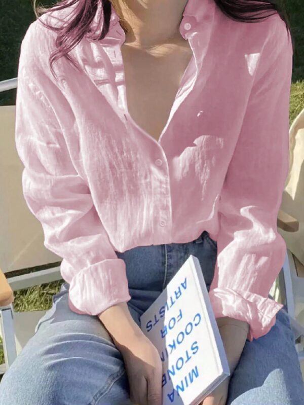 Camisa Estampada con Manga Larga y Hombros Caídos - Image 25