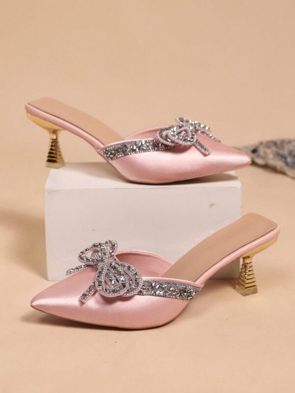 Zapatos de Tacón Alto Elegantes con Detalle de Moño - Image 41