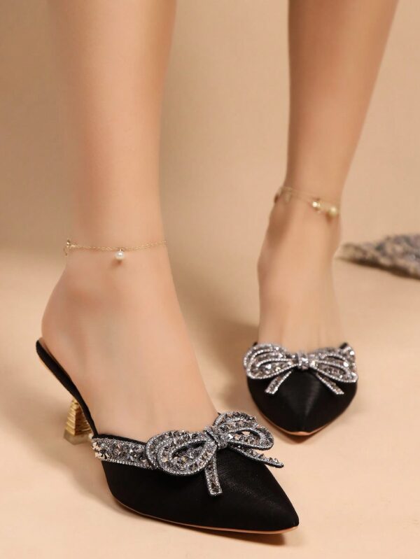 Zapatos de Tacón Alto Elegantes con Detalle de Moño - Image 52
