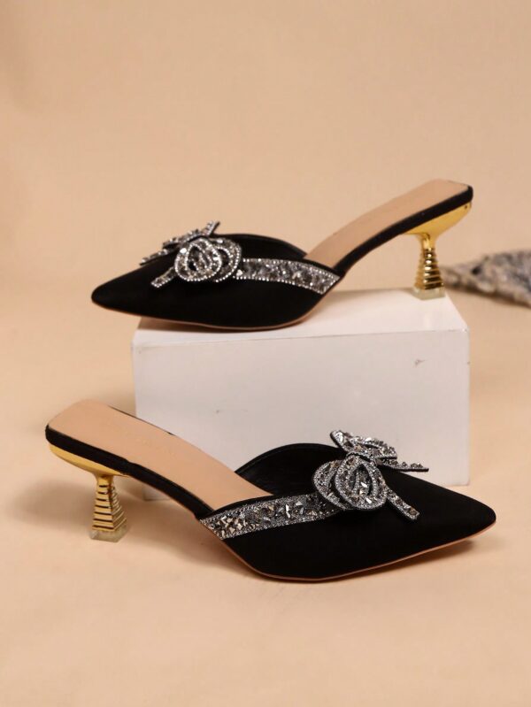 Zapatos de Tacón Alto Elegantes con Detalle de Moño - Image 55