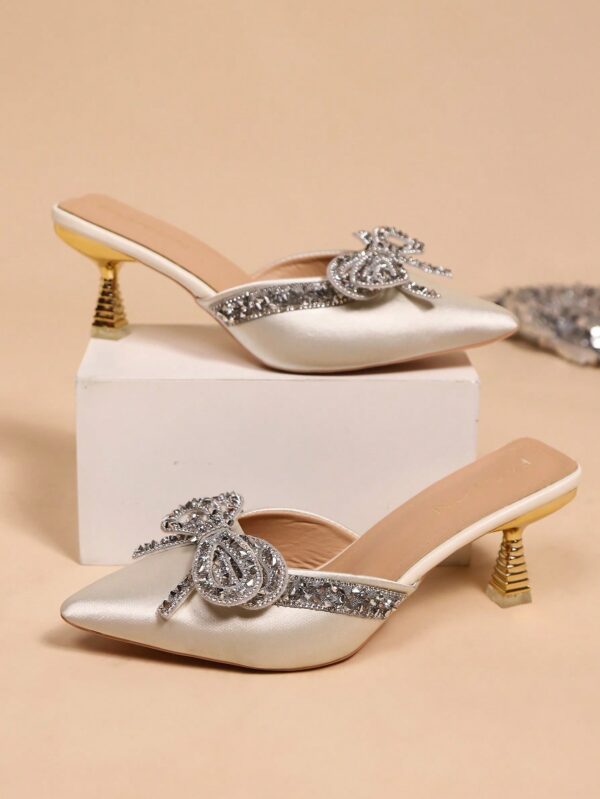 Zapatos de Tacón Alto Elegantes con Detalle de Moño - Image 62