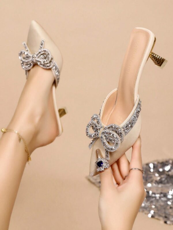 Zapatos de Tacón Alto Elegantes con Detalle de Moño - Image 42