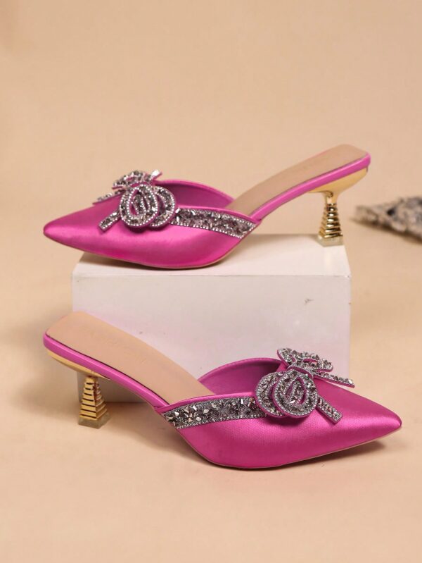 Zapatos de Tacón Alto Elegantes con Detalle de Moño - Image 69