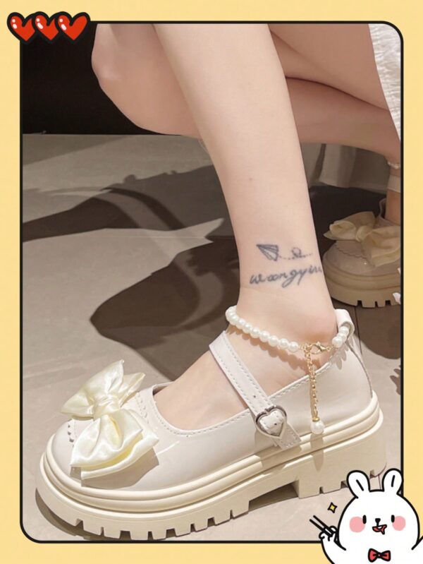 Zapatos Oxford de Tacón Alto y Suela Gruesa Estilo Mary Jane - Image 7