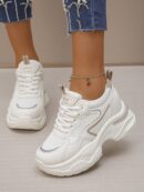 Zapatillas Casual Plataforma Invisible 8cm, Aumento de Altura