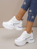 Zapatillas Casual Plataforma Invisible 8cm, Aumento de Altura
