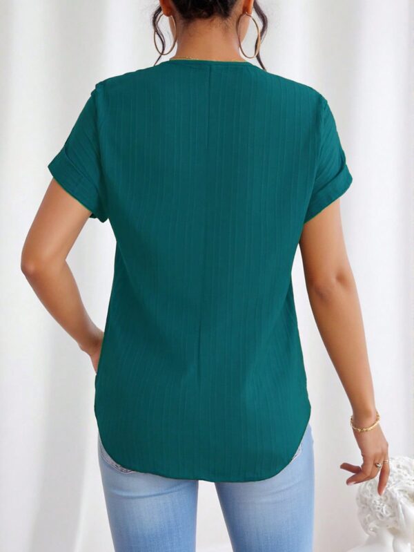 Blusa Casual con Cremallera y Manga Murciélago - Image 45