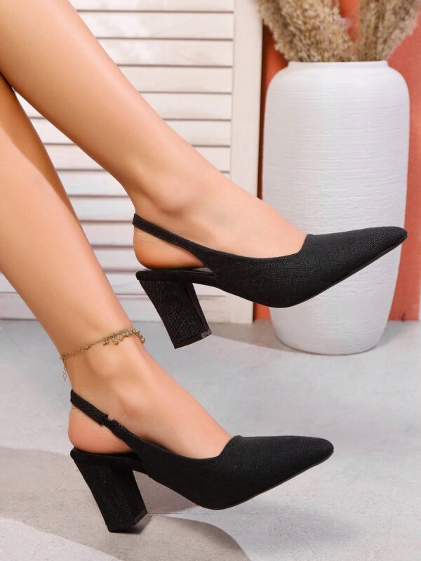 Zapatos de Tacón Elegantes con Correa Trasera y Tacón Piramidal - Image 53