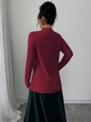 Chaqueta de Terciopelo Acanalada Casual con Bolsillos