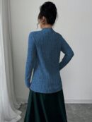 Chaqueta de Terciopelo Acanalada Casual con Bolsillos