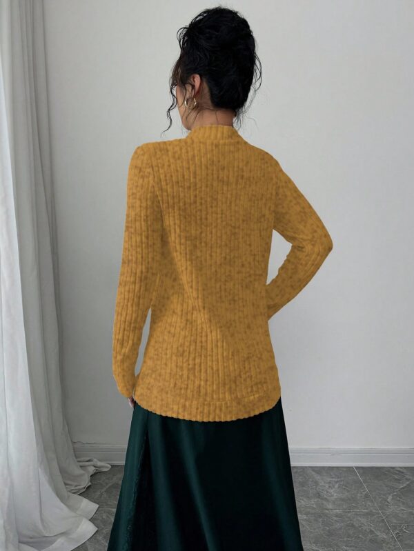 Chaqueta de Terciopelo Acanalada Casual con Bolsillos - Image 15