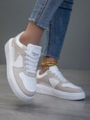 Zapatillas Deportivas Casual para Mujer en Blanco Chic