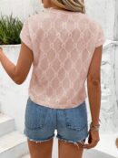 Camiseta Cuello Redondo y Manga Murciélago