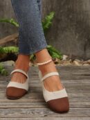 Zapatillas Casuales para Mujer con Elástico y Diseño Patchwork