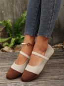 Zapatillas Casuales para Mujer con Elástico y Diseño Patchwork