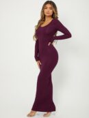 Vestido Largo Ajustado y Elegante para Fiesta