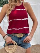 Top de Verano a Rayas con Cuello Halter