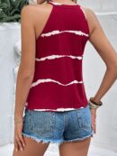 Top de Verano a Rayas con Cuello Halter
