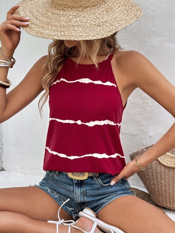 Top de Verano a Rayas con Cuello Halter - Image 31