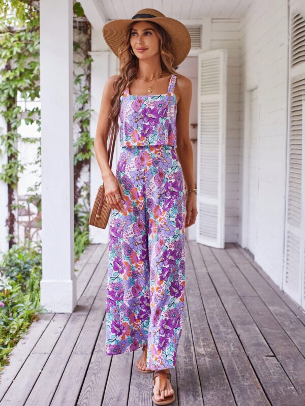 Mono Boho de Tirantes con Espalda Descubierta y Pantalón Largo - Image 7