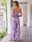 Mono Boho de Tirantes con Espalda Descubierta y Pantalón Largo