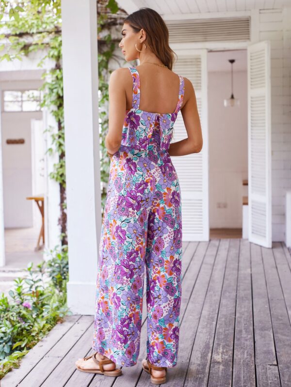 Mono Boho de Tirantes con Espalda Descubierta y Pantalón Largo - Image 8
