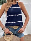 Top de Verano a Rayas con Cuello Halter