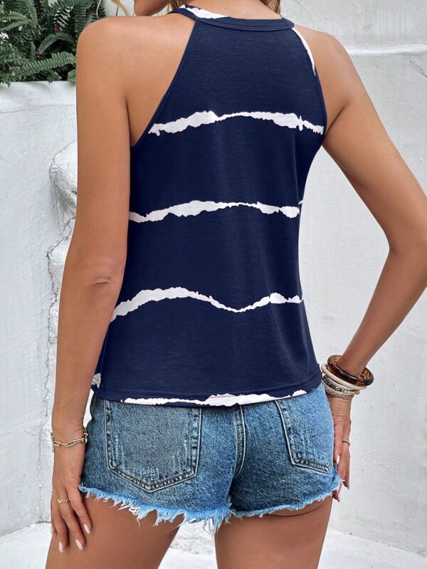 Top de Verano a Rayas con Cuello Halter - Image 8