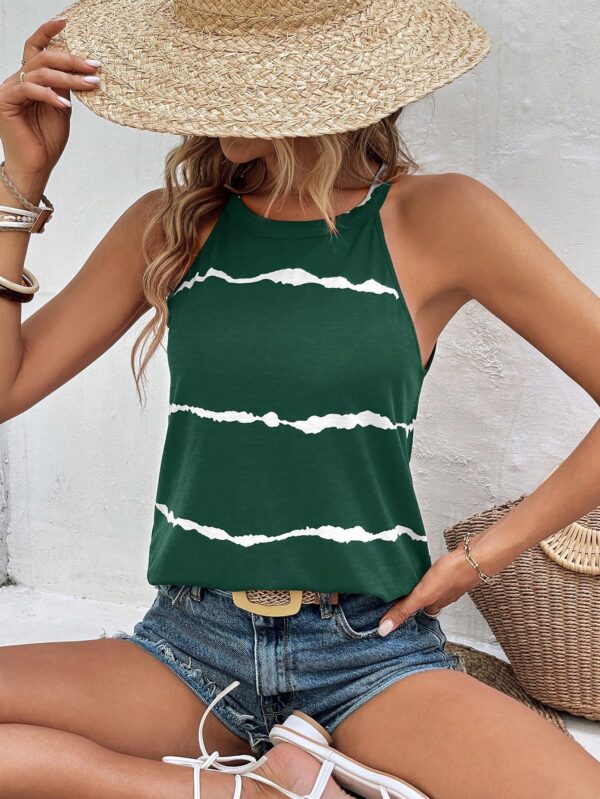 Top de Verano a Rayas con Cuello Halter - Image 35