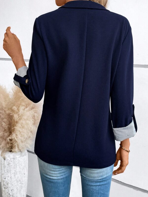 Blazer Casual para Mujer con Manga Ajustable y Botón Único - Image 32