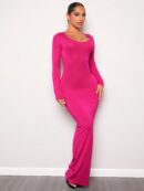 Vestido Largo Ajustado y Elegante para Fiesta