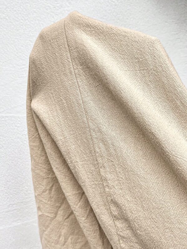 Vestido de Algodón con Vuelos y Cuello Fruncido - Image 7
