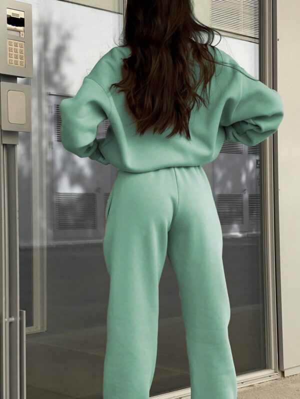 Conjunto de Sudadera y Pantalón con Cierre y Hombros Caídos - Image 28